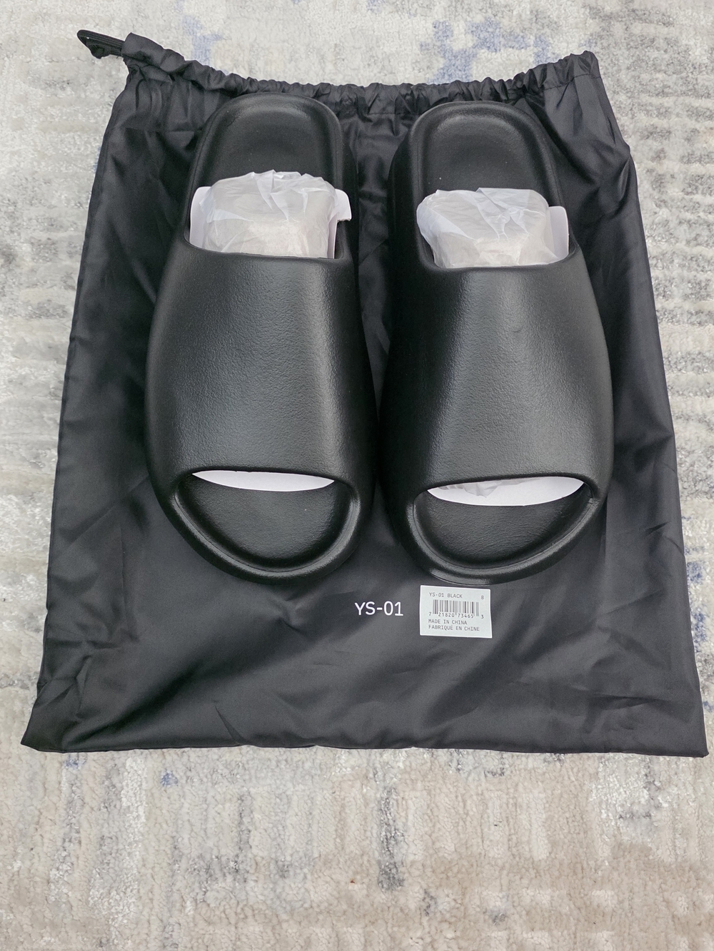 Yeezy Black Slide Sandals Size 11